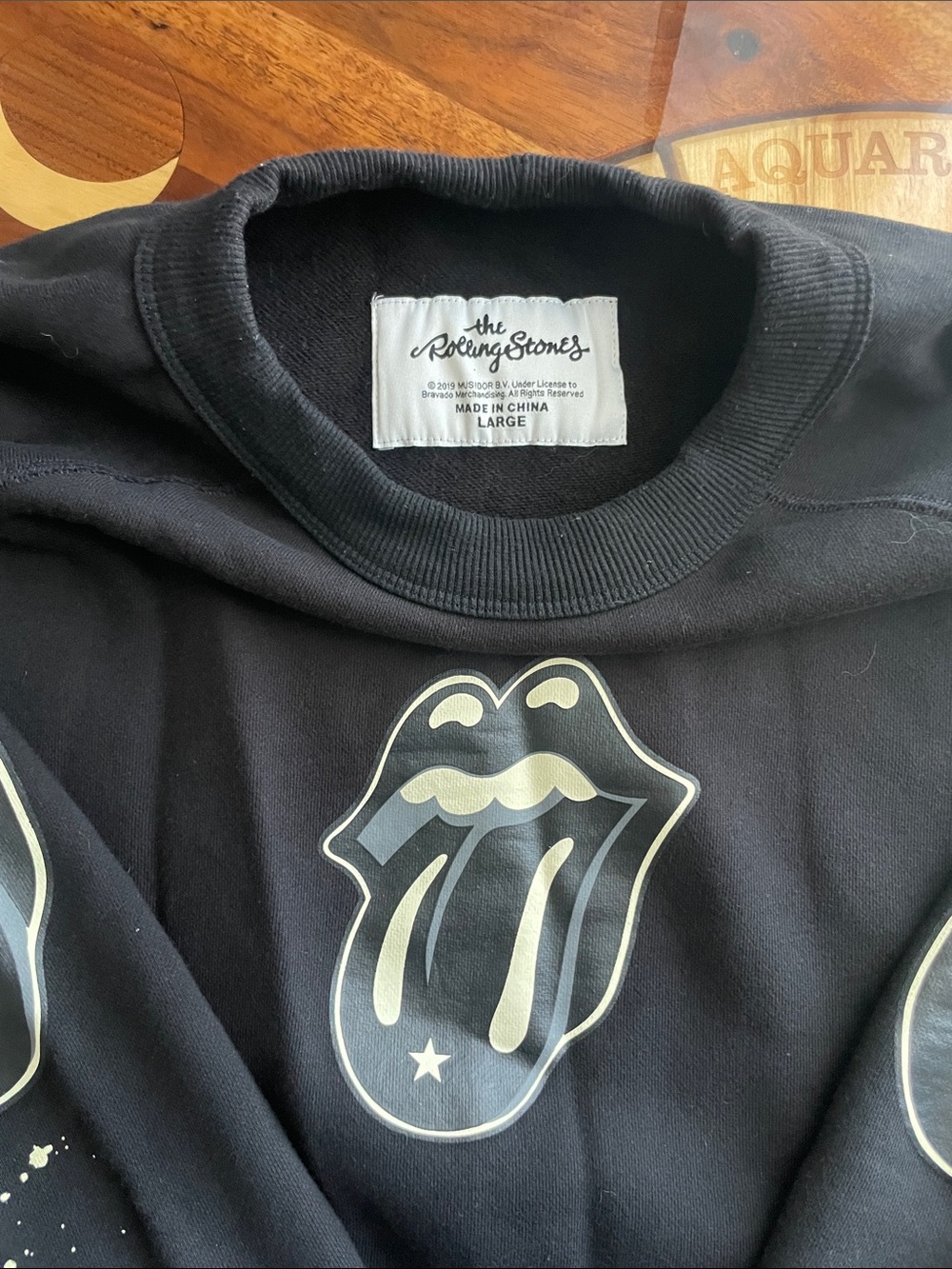 Streetwear Luxury Rare Collab SMFK x The Rolling Stones Limited Edition Crewneck
